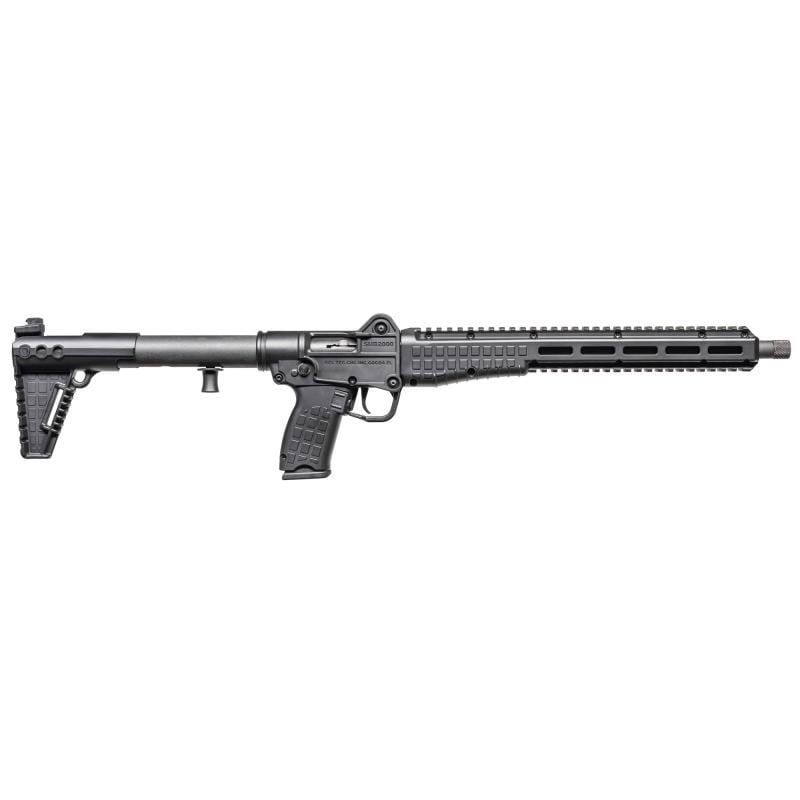 Model Sub 2000, Gen 3, Semi-automatic Rifle, 10MM, 16.1" Threaded Barrel, Matte Finish, Black Furniture, 1 Magazine, 15 Rounds, For Glock 20 Magazines SUB2K10GLKBLK