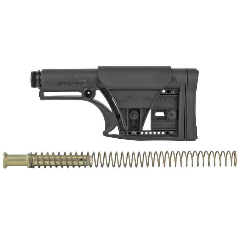 MBA-1 Stock With Buffer Assembly, A2 Extension Tube, Standard Buffer, .308 Buffer Spring, Black, Adjustable Cheek Piece and Length of Pull MBA-1K308