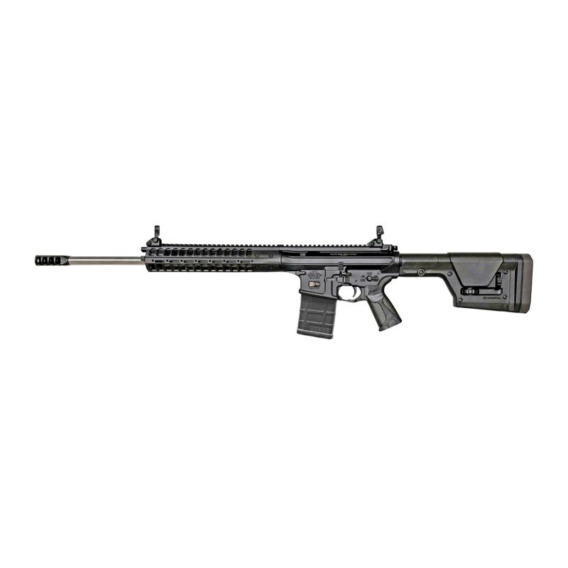 REPR MKII, Semi-automatic Rifle, 308 Winchester/762NATO, 20" Spiral Fluted Barrel, Threaded 5/8x24, LWRC Ultra Muzzle Brake, Black, Magpul PRS Stock, 20 Rounds, 1 Magazine REPRMKIIR7BF20SC