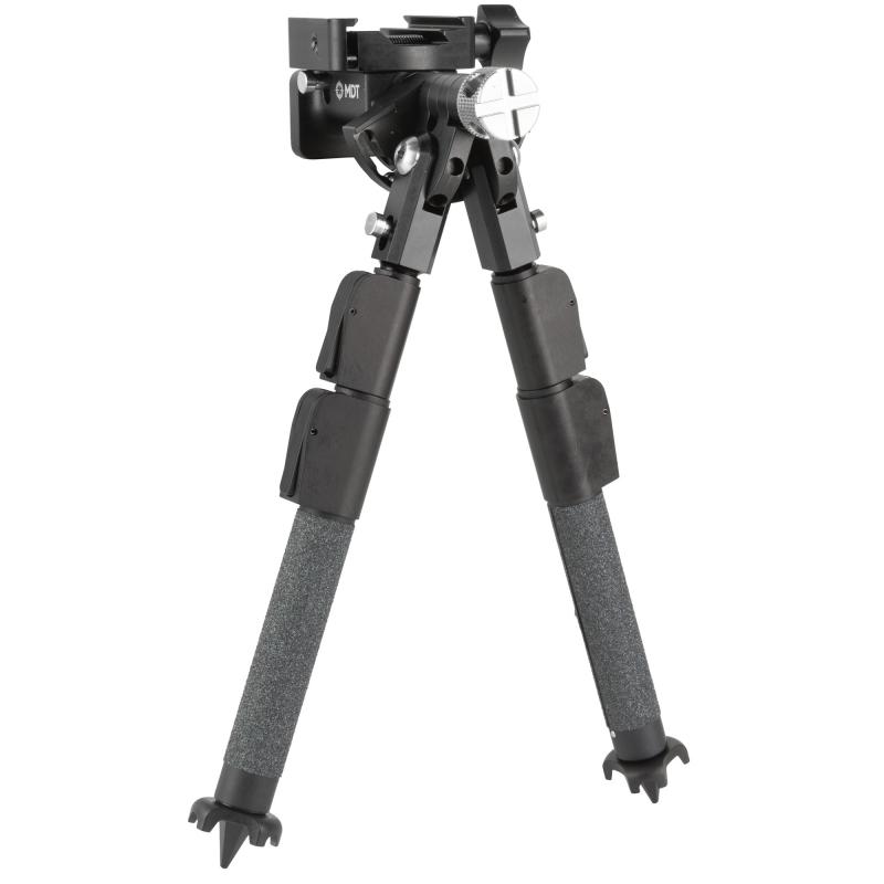 CKYE-Pod Gen2, Bipod, Double Pull Standard Legs, Height Adjustable, Tension Adjustment Knob, BTC Mount for ARCA/RRS Dovetail and Picatinny, Spiked Feet, Hard Coat Anodized Finish, Black, Aluminum Construction 106293-BLK