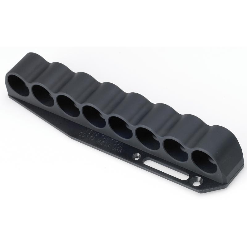8-Shell Side Saddle, 12 Gauge, Rugged, Reliable On-gun Shotshell Carriers, Fits Remington 870, Black 90420