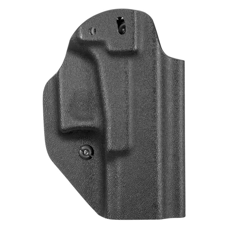 Inside Waistband Holster, Ambidextrous, Fits Glock 19 23, Kydex, Includes 1.5" Belt Attachement, Black Finish HGL19AIWBA-BL