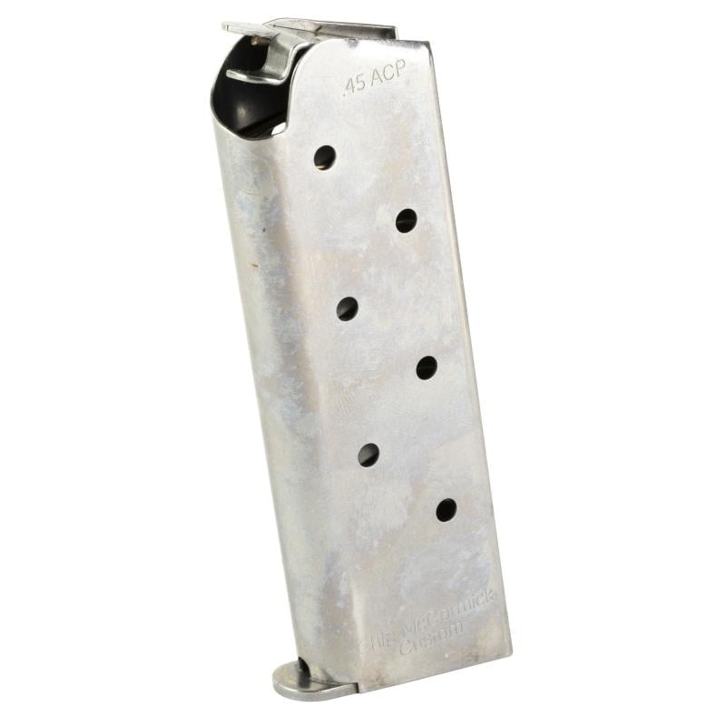 CMC Products, Magazine, Classic Compact, 45ACP, 7 Rounds, Fits Compact 1911, Stainless M-CL-45CP7