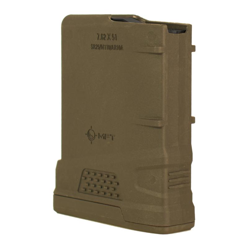 Magazine, 308 Winchester, 762NATO, 10Rd, Flat Dark Earth 10EXD762x51-SDE
