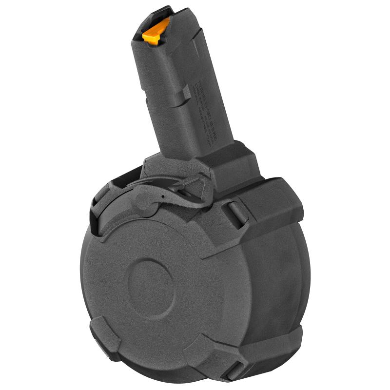 PMAG, D-50, 9MM, 50Rd Drum, Fits Glock Pattern PCC Receivers, Black MAG1137-BLK