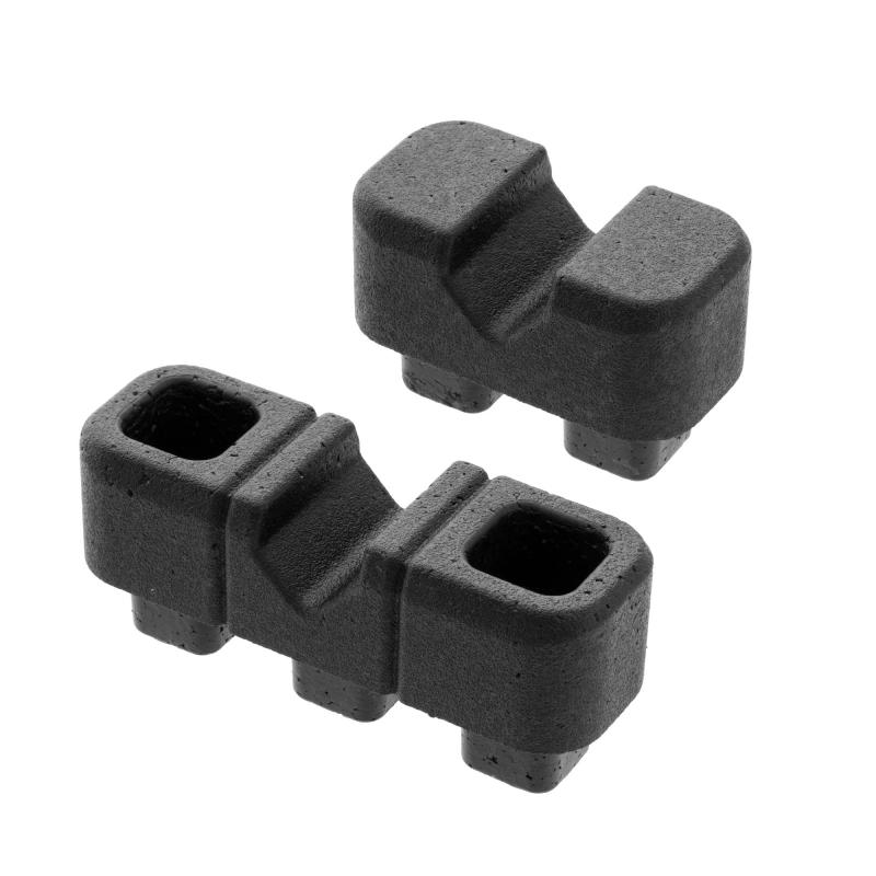 DAKA, Angled Block Kit, Black, Includes (2) Double V-Blocks and (2) Triple V-Blocks MAG1367-BLK