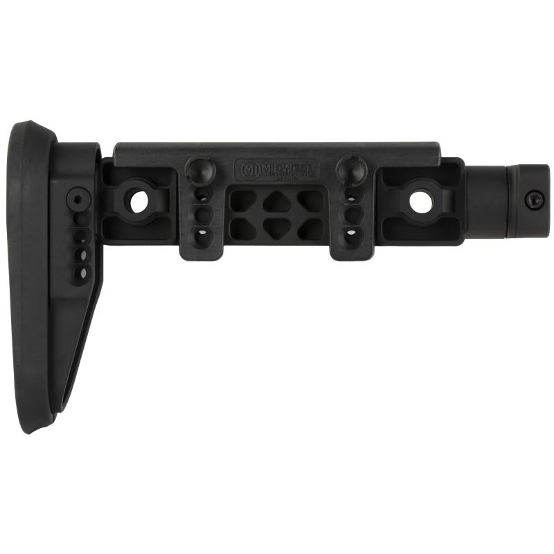 Alpha Fixed Beam Stock, Fits AK47 and Other Firearms that Include a 1913 Stock Adapter, Anodized Finish, Black MI-ALPHA-FBS