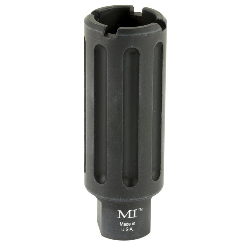 Blast Can, 5/8X24 TPI, For .30 Caliber Rifles, Overall Length 3.375", Includes Crush Washer, Black Hardcoat Anodized 6061 Aluminium MI-BC762