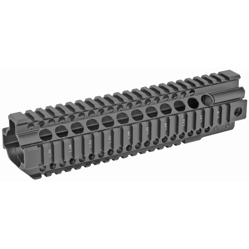 Combat Rail T-Series, Free Float Handguard, 9.25" Length, Quad Rail, Black Anodized Finish, Includes Barrel Nut and Wrench MI-CRT9.5