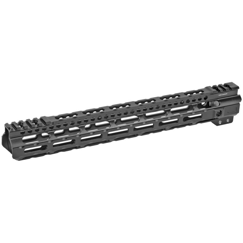 Ultra Lightweight M-Lok Handguard, Fits AR Rifles, 14" Free Float Handguard, Wrench and Titanium Hardware Included, 5-Slot Polymer M-Lok Rail included, Black Finish MI-ULW14