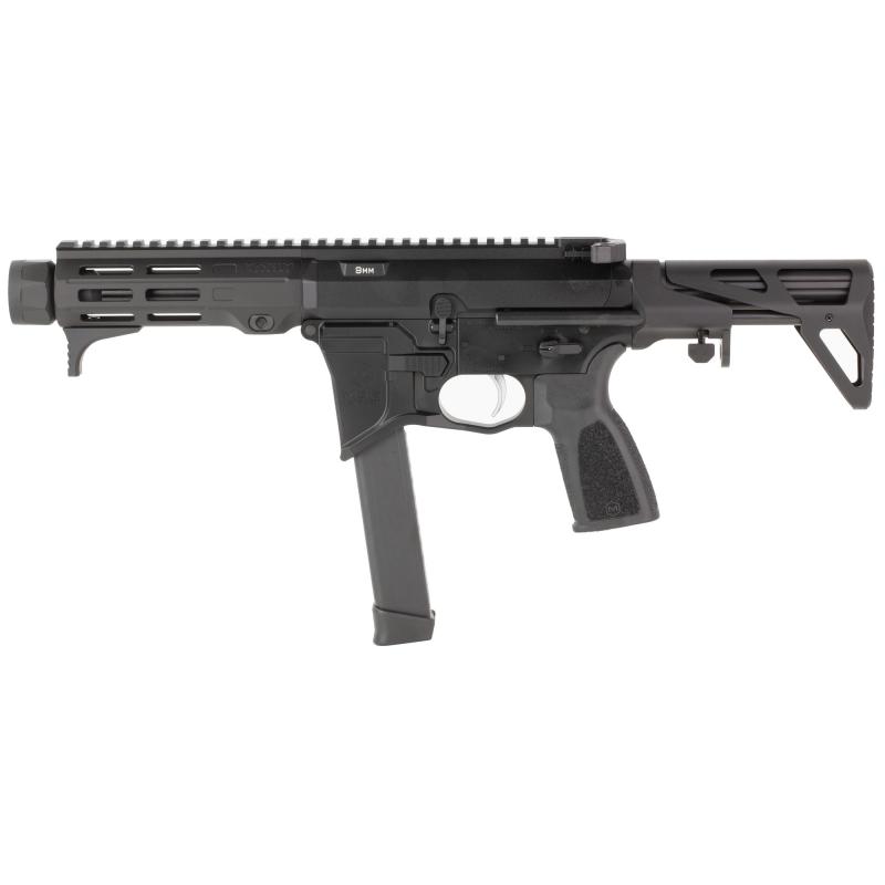 MD9 CQB, Semi-automatic Rifle, SBR, 9MM, 5.5" Threaded Barrel, Cerakote Finish, Black, 1 Magazine, 33 Rounds MXM-48163