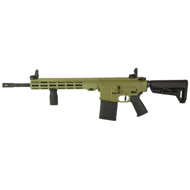MD10L, Semi-automatic Rifle, 308 Winchester, 16" Barrel, MLOK Handguard, Magpul MOE SL-K Stock, Cerakote Finish, Bazooka Green, 1 Magazine, 20 Rounds MXM-49684