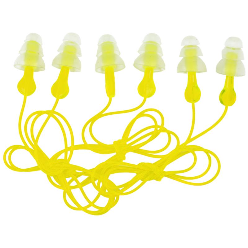 Peltor Tri-Flange Next Earplugs Three Pair Corded