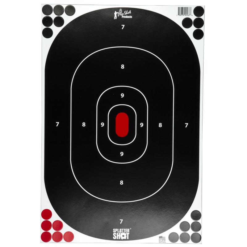 Splatter Shot Silhouette Inserts Peel And Stick 5 Pack
