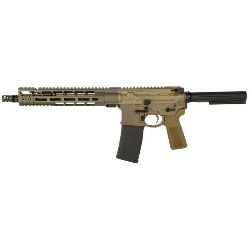 MK1 MOD 2-M, Semi-automatic Pistol, 223 Wylde, 11.85" Barrel, PWS Compensator, Anodized Finish, Kodiak Brown, B5 Systems Grip, Free Float PICLOK Handguard, 30 Rounds, 1 Magazine MK1-M2P-223-11-FDE-NB
