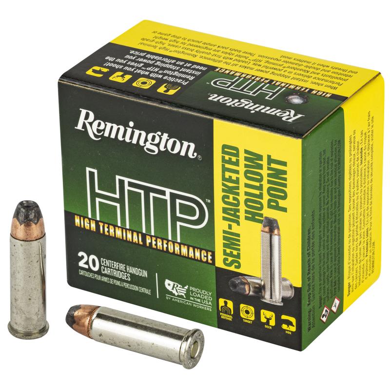 High Terminal Performance, 38 Special, 110 Grain, Semi Jacketed Hollow Point, 20 Round Box RTP38S16A