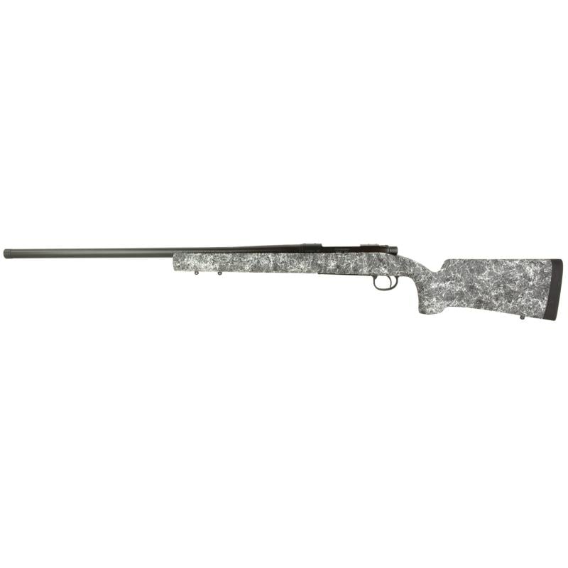 700, Long Range, Bolt Action Rifle, 30-06 Springfield, 26" Threaded Barrel, Matte Finish, Black, Timney Impact700 Trigger, HS Precision Stock, Grey with Black & White Speckles, 3 Rounds, Right Hand R84172
