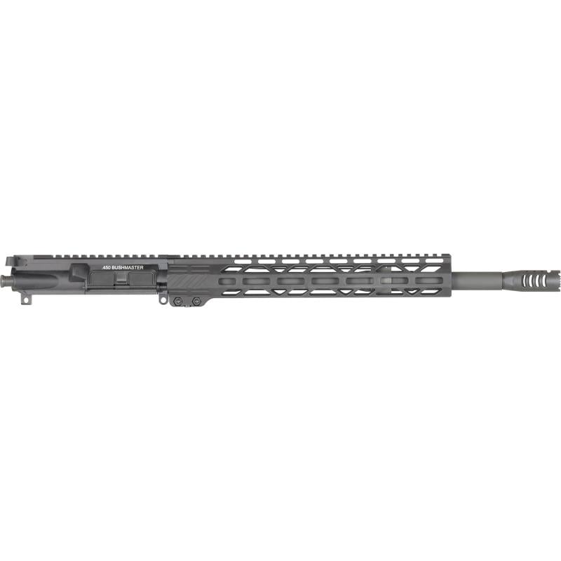 Tactical Carbine, Complete Upper Receiver, 450 Bushmaster, 16" Barrel, Mid-Length Gas System, RRA Operator Muzzle Brake, RRA 13" Free Float M-LOK Handguard, Anodized Finish, Black, Fits AR-15, 5 Rounds, 1 Magazine, Includes Bolt Carrier Group and Chargin
