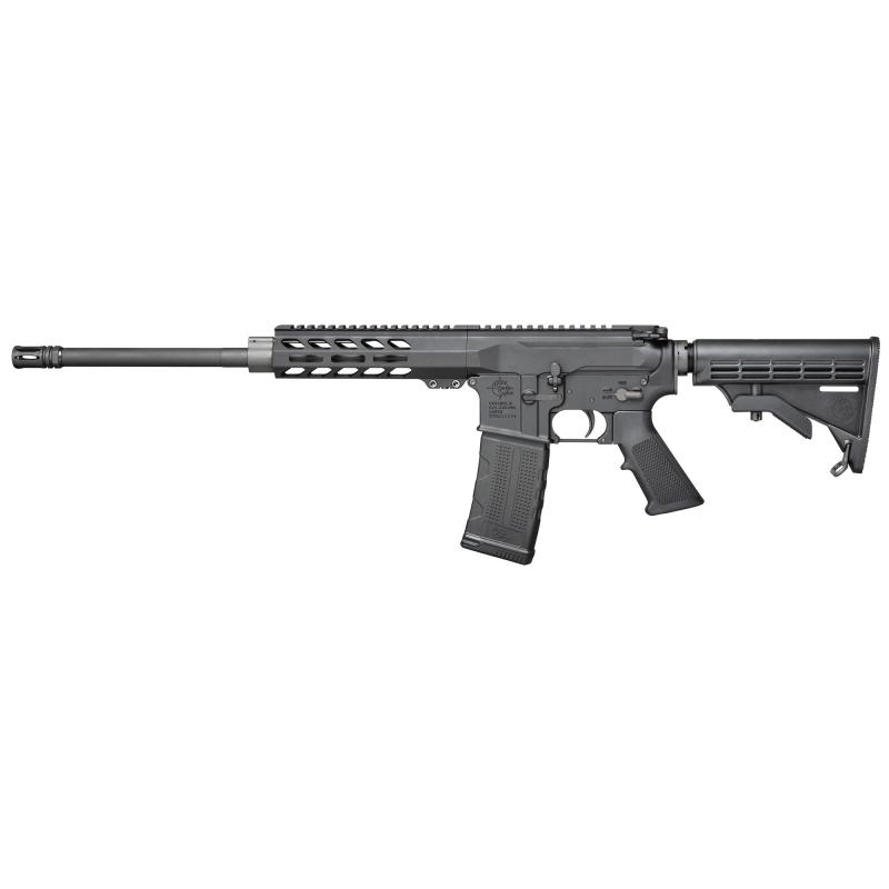 RRAGE, Semi-automatic, 223 Rem/556NATO, 16" Barrel, 1:9 Twist, 6 Position Stock, MLOK Handguard, Black Finish, 30Rd, 1 Magazine DS1850