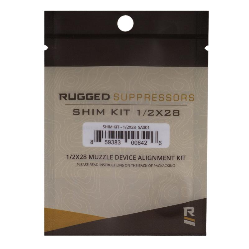 Shim Kit, For Aligning Muzzle Devices, Fits 1/2X28 Muzzle Threading SA001