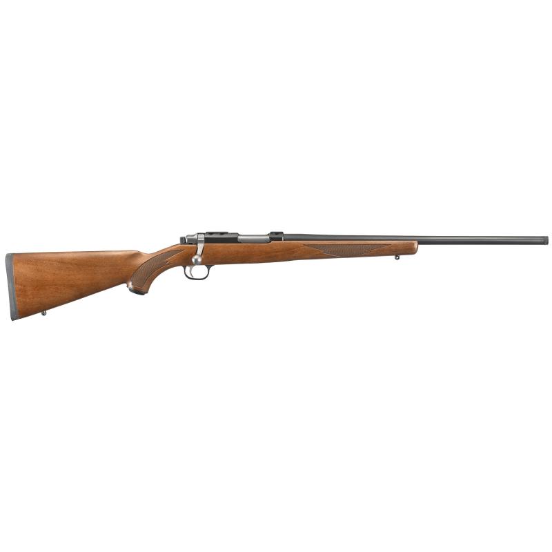 77/22, Bolt Action, 22 Hornet, 20", Blued Threaded Barrel, Walnut Stock, Right Hand, Scope Rings Included, 6Rd 07225