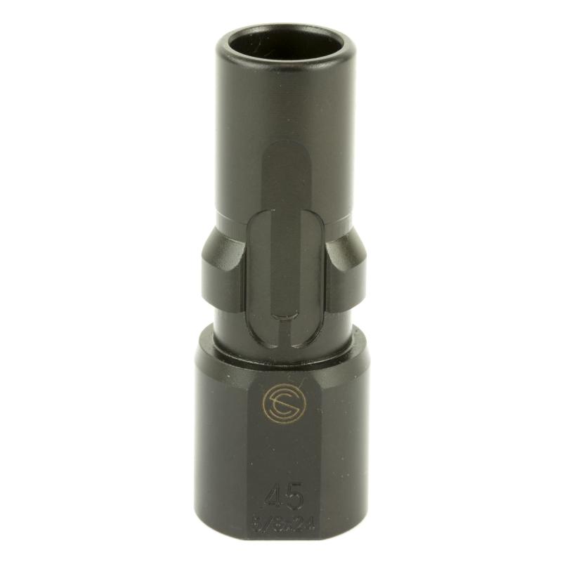 3-Lug Muzzle Device, 45ACP, 5/8X24, Black Finish AC2603