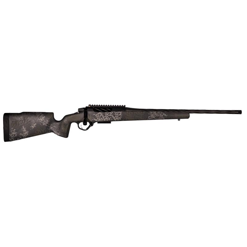 HAVAK Element, Bolt Action Rifle, 6.5 PRC, 21" Spiral Fluted Threaded Barrel, 5/8X24 Thread Pitch, Seekins Carbon Fiber Stock in Mountain Shadow Camo, Anodized Action Finish, 3 Rounds 0011710069-F-MS