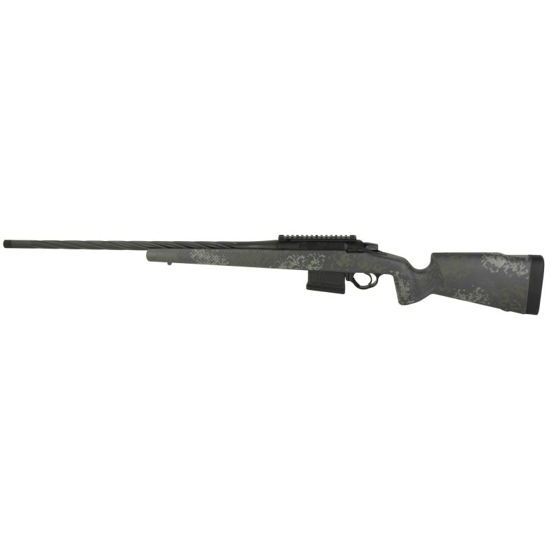 HAVAK Pro Hunter 2, Bolt Action Rifle, 6MM Creedmoor, 24" Stainless Match Grade Fluted and Threaded Barrel, Seekins Carbon Fiber Stock, Mountain Shadow, 5Rd Detachable Magazine, Timney Elite Hunter Trigger, 20MOA Picatinny Rail 0011710113-FMS