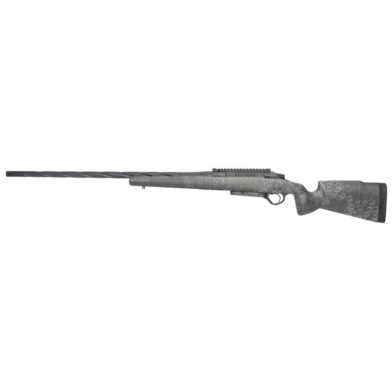 HAVAK PH2, Bolt Action Rifle, 7 PRC, 26" Spiral Fluted Threaded Barrel, 5/8X24 Thread Pitch, Seekins Carbon Composite Stock in Mountain Shadow Camo, Anodized Action Finish, 3 Rounds 0011710159-F-MS