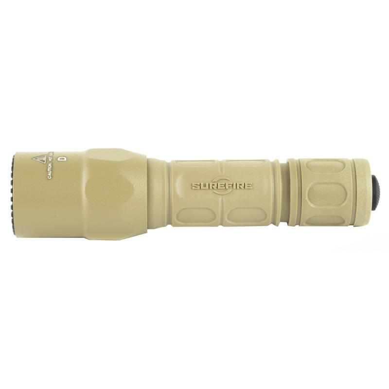 G2X Pro Flashlight, Dual-Output LED, 600/15 Lumens, Constant-On Click-Type Tailcap Switch, Tan G2X-D-TN
