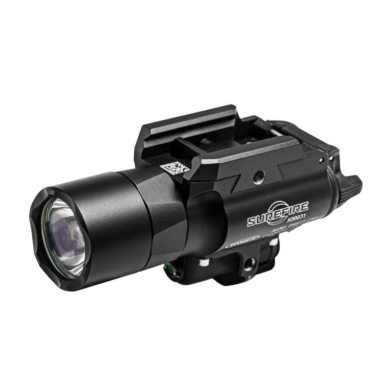 X400 Ultra Weaponlight and Laser, Fits Picatinny, Black, LED 500 Lumens, Green Laser X400U-A-GN