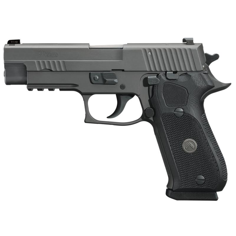 P220 Legion |10MM, 5" Barrel, Alloy, Legion Gray, Black G10 Grips, XRAY3 Day/Night Sights, Optic Ready, Decocker, 8 Rounds, P-SAIT Trigger, 3 Magazines 220R5-10-LEGION-R2 Double Action/Single Action, Semi-automatic, Metal Frame Pistol, Full Size