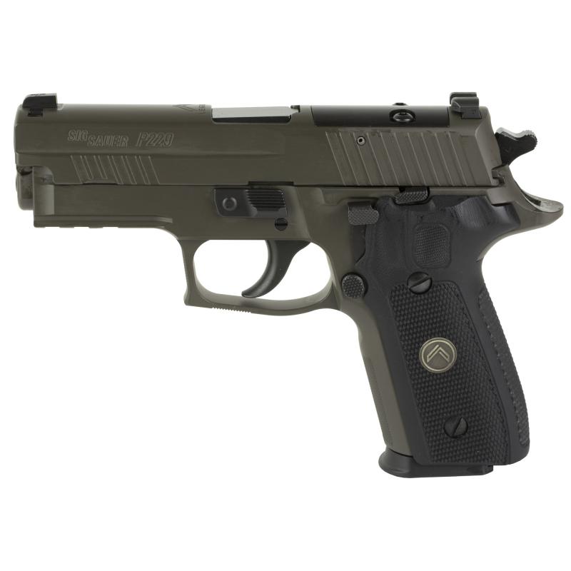 P229, Legion, Double Action/Single Action, Semi-automatic, Metal Frame Pistol, Compact, 9MM, 3.9" Barrel, Alloy, Legion Gray, Black G10 Grips, XRAY3 Day/Night Sights, Optic Ready, Decocker, 10 Rounds, P-SAIT Trigger, 3 Magazines 229R-9-LEGION-R2