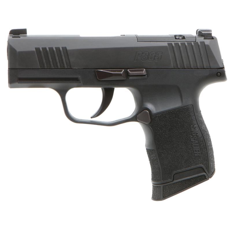 P365 Optic Ready | 9mm, 3.1" Barrel, Nitron Finish, Black, XRAY3 Day/Night Sights, Optics Read, 2 Magazines, 1 Flush Fit 10 Round Magazine and 1 Extended 10 Round Magazine 365-9-BXR3P