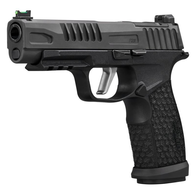 P365 Fuse | 9MM, 4.3" Barrel, Optics Ready, Sig Sauer LXG Grip, Fiber Optic Front and Low Profile Combat Rear Sights, 3 Magazines, (2)-21 Round Magazines and (1)-17 Round Magazine 365XF-9-BFO Semi-automatic, Polymer Frame Pistol, Compact