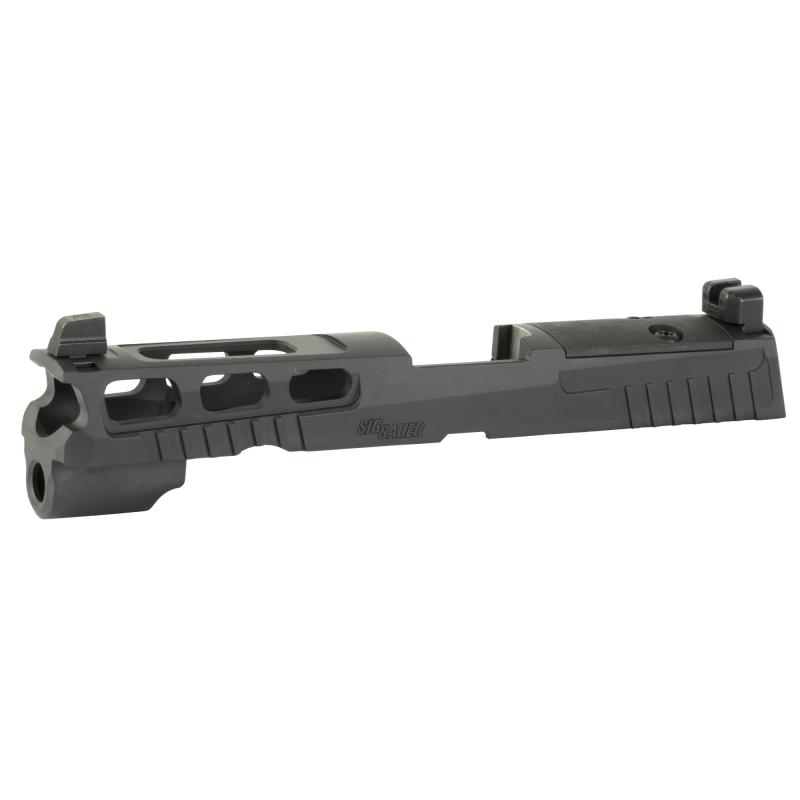 P320F PROCUT Slide Assembly, XRAY3 Sights, R2 Optic, Compatible with 4.7" 9MM Barrel, Black Finish 8900950
