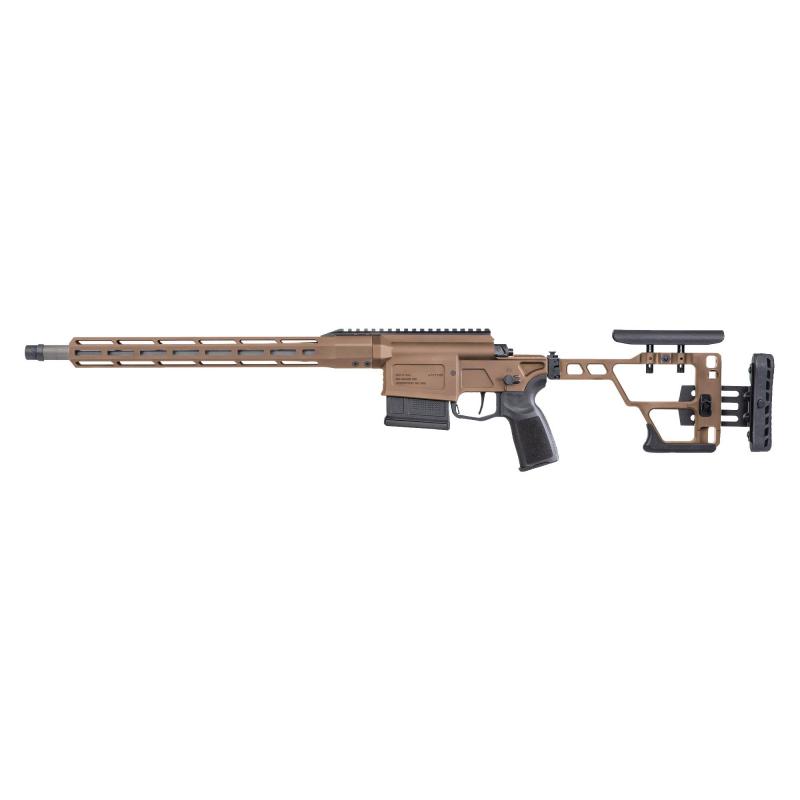 Cross, TALO, Bolt Action Rifle, 6.5 Creedmoore, 16" Stainless Barrel, Aluminum MLOK Handguard, Flat Dark Earth, Folding Aluminum PRS Stock, 1 Magazine, 5 Rounds CROSS-65-18B-FDE