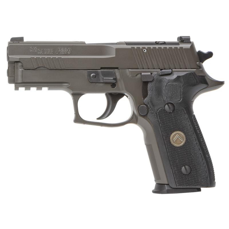 P226 Legion |9mm 4.4" Barrel Legion Gray Finish, w/ Night Sights, Optics Ready, SRT Trigger, G10 Grips, Three 15-Round Magazines