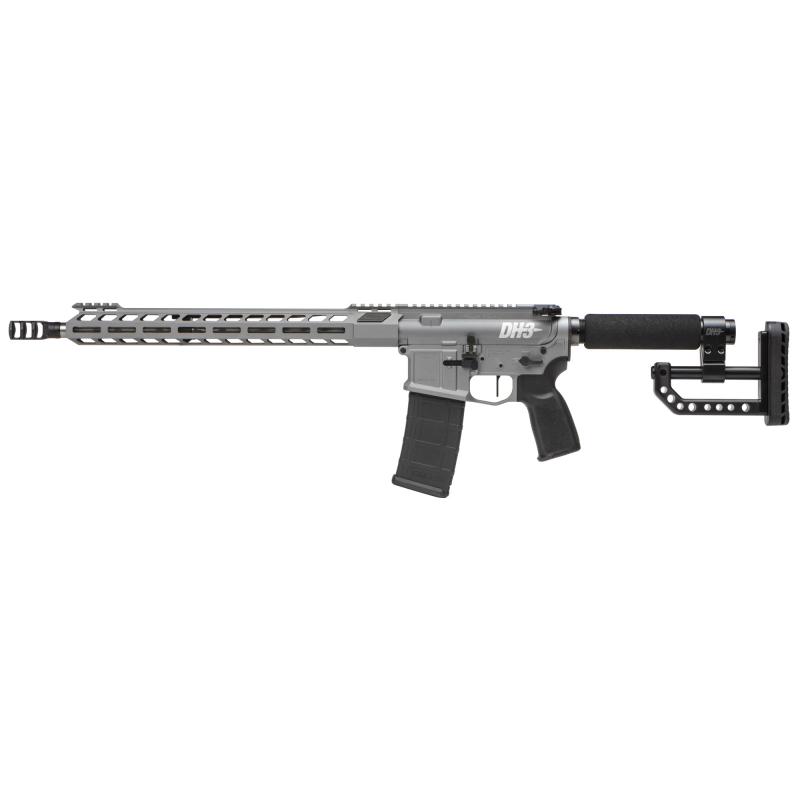 M400, DH3, Semi-automatic, AR, 223 Wylde, 16" Stainless Barrel, Natural Aluminum Finish, DH3 Adjustable Competiton Stock, 2 Stage Adjustable Timney Daniel Horner Signature Trigger, Low Profile 3-Gun Handguard, 30 Rounds, 1 Magazine M400-SDI-16B-DH3