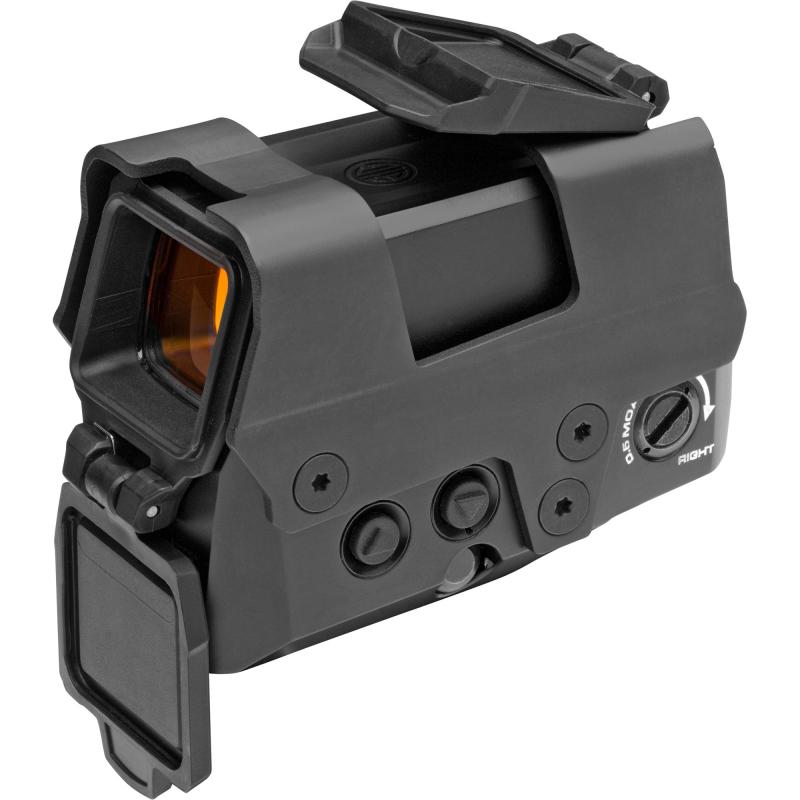 Romeo 8 Red Dot Sight, Ballistic Circle Dot, 1X38mm, 65MOA & 2MOA, .5 MOA Adjustment, With Lens Covers and 1/2 Hex Bolt Mount, Titanium Protective Shroud, Black Finish SOR81002