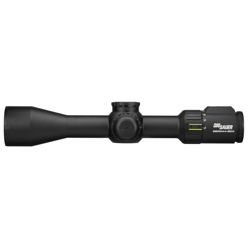 SIERRA 4, Rifle Scope, 4-16X Magnification, 44mm Objective, 30mm Main Tube, BDX-R2 Digital Ballistic Reticle, 0.25 MOA Adjustments, Black SOSBDX44111