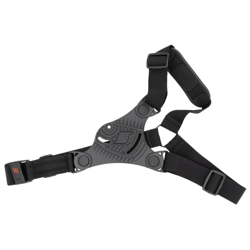 Chest Rig, Right Hand, Black, Multi Fit, Compatible with 3 Hole Pattern Holsters and Accessories, Nylon SAFCR-0-0-0-0-C9-411