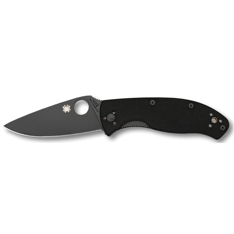 Tenacious, 3.38" Folding Knife, Plain Edge, VG10/Black, Black G10 Handle C122GBBKP