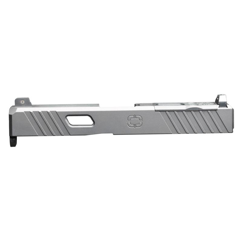 Gen 3, Multi-Optic Complete Slide Assembly, For Glock Gen 3 Compact Frames or Other Compatible Frames, Compatible with Gen 3 Glock Barrel or Shadow Systems MR/XR920 Barrel, Matte Nitride Finish, Black, Will Not Fit Shadow Systems Frames (MR/DR/XR/CR920)