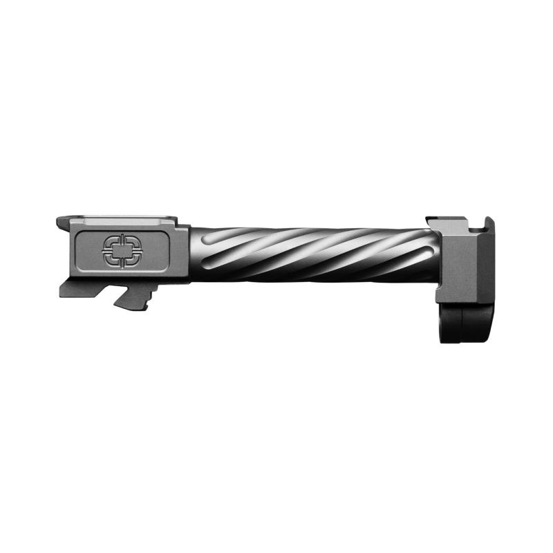 MR/XR Barrel with Compensator, 9MM, 4.2", Fits Shadow Systems MR/XR, Nitride Finish, Black SGK-MRP-NIT