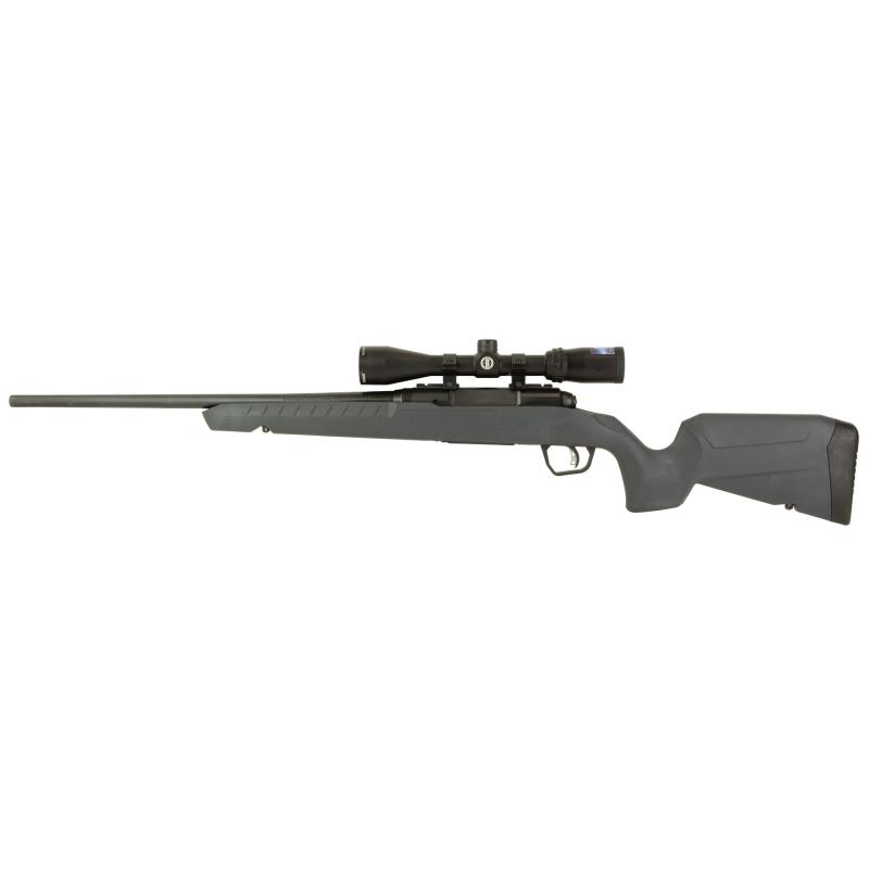 Axis II XP Compact, Bolt Action Rifle, 223 Remington, 20" Sporter Contour Barrel, Matte Finish, Black, Gray Polymer Stock, 1 Magazine, 4 Rounds, Includes 3-9x40 Scope 32229