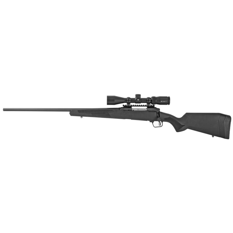 110 Apex Hunter XP Left Hand, Bolt Action, 6.5 Creedmoor, 24" Barrel, Black Finish, Synthetic Stock, 4Rd, Accutrigger, Detachable Box Magazine, 3-9x40 Vortex Crossfire II 57320