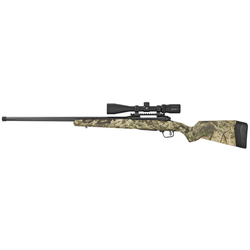 110 Apex Predator XP, Bolt Action, 204 Ruger, 20" Barrel, Mossy Oak Terra Camo Pattern, Polymer Stock, 4Rd, Vortex Crossfire II 4-12x40 Scope, Right Hand 57358