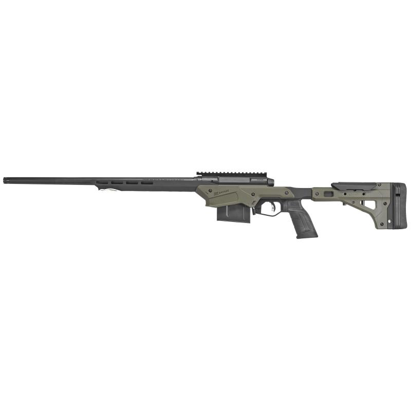 Axis II Precision, Bolt Action, Rifle, 6.5 Creedmoor, 22" Heavy Barrel, Black and OD Green Finish, Polymer/ Aluminum Stock, Right Hand, 10Rd, Includes 1 AICS Magazine 57552