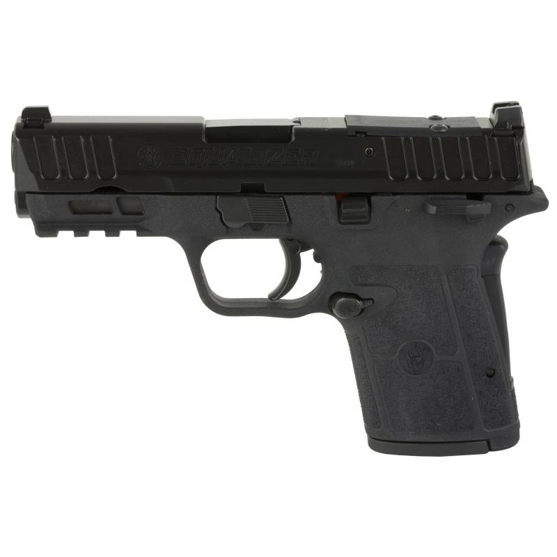 Equalizer, Single Action Internal Hammer, Semi-automatic, Polymer Framed Pistol, Micro Compact, 9MM, 3.675" Barrel, Armornite Finish, Black, 3 Dot Sights, 10 Rounds, 2 Magazines 13732